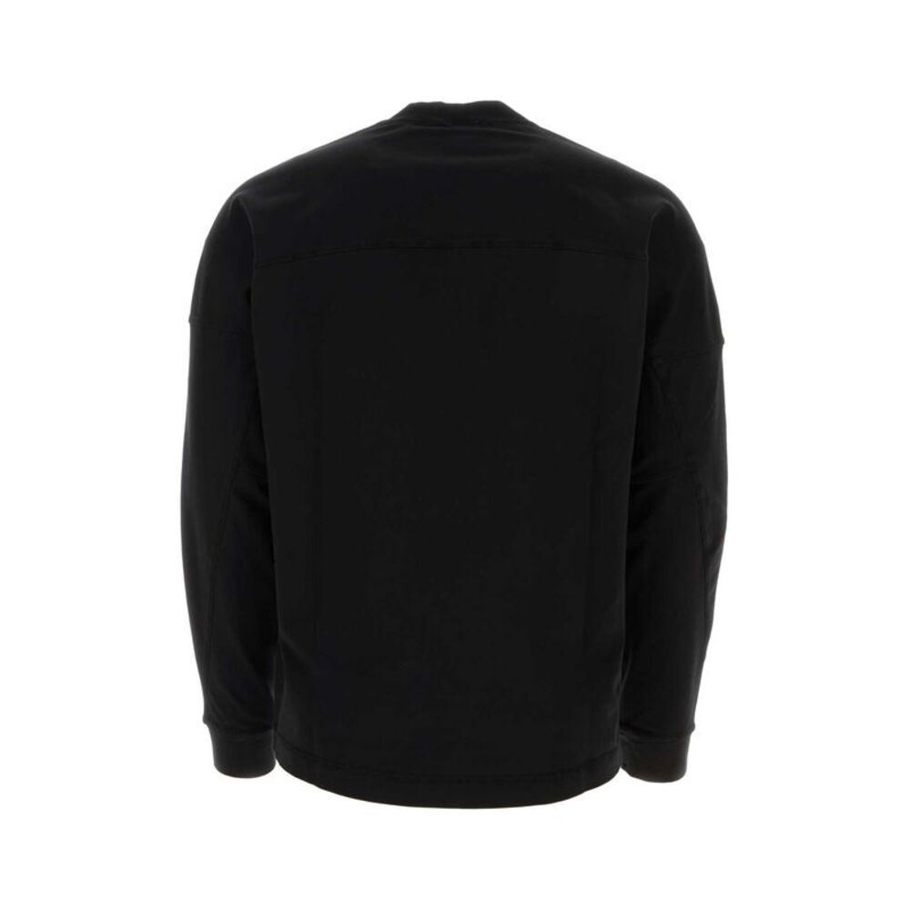 STONE ISLAND Black Stretch Cotton Sweatshirt - Picture 2 of 2